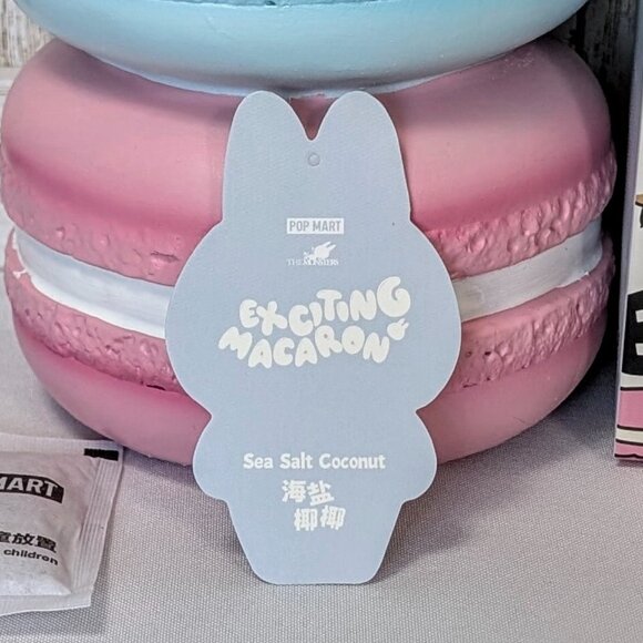 Authentic POP MART The Monsters EXCITING MACARON SEA SALT COCONUT Labubu - Picture 4 of 11